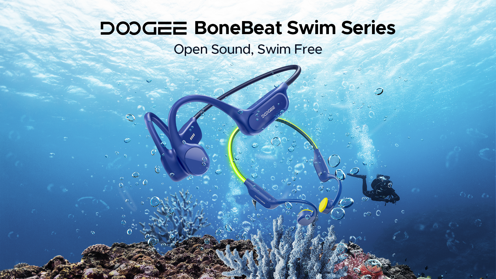 DOOGEE BoneBeat Swim Series Headphones Deliver Safer Listening for Water and Land