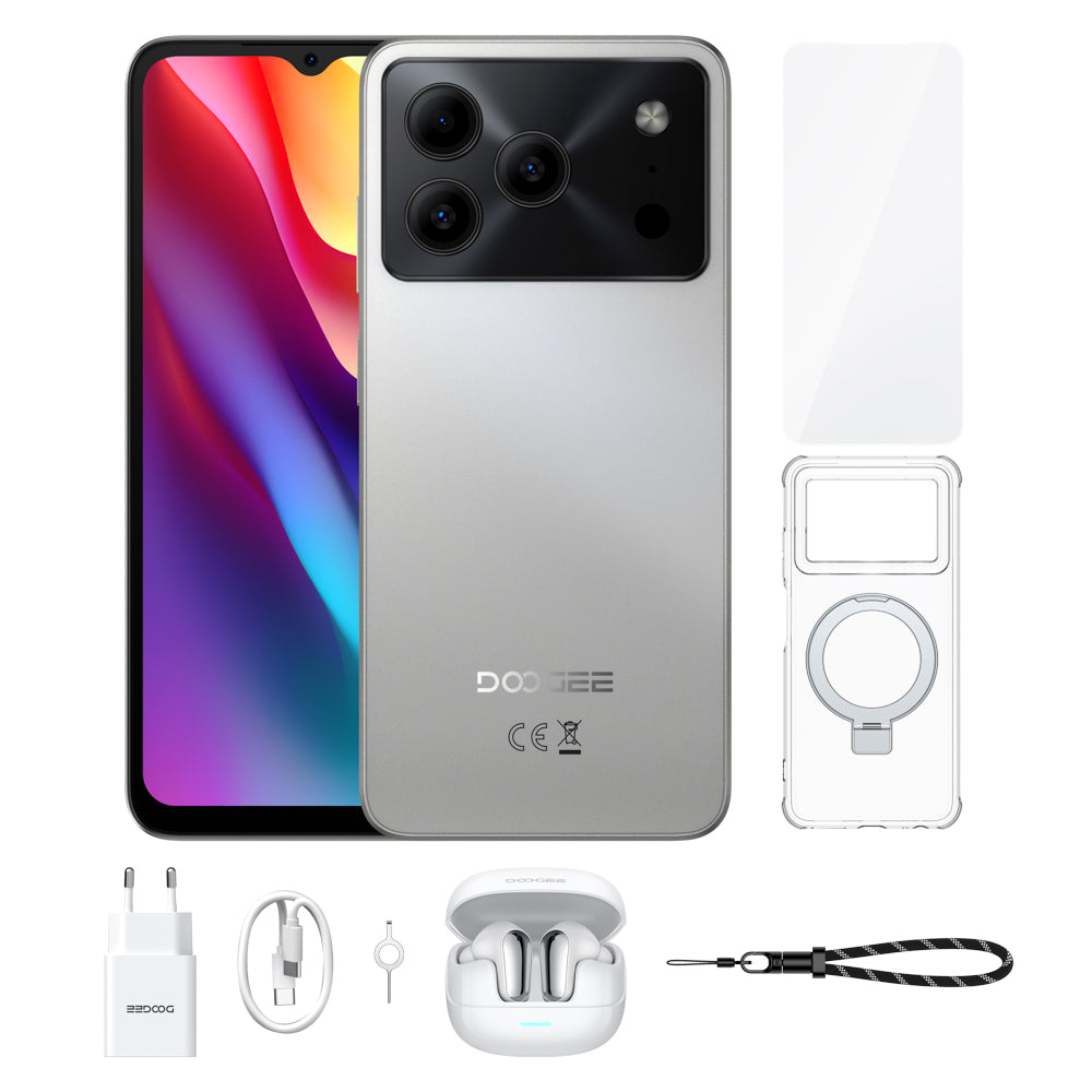 DOOGEE Note56 - 8.45mm Slim Android 16 Smartphone | 6150mAh, 90Hz